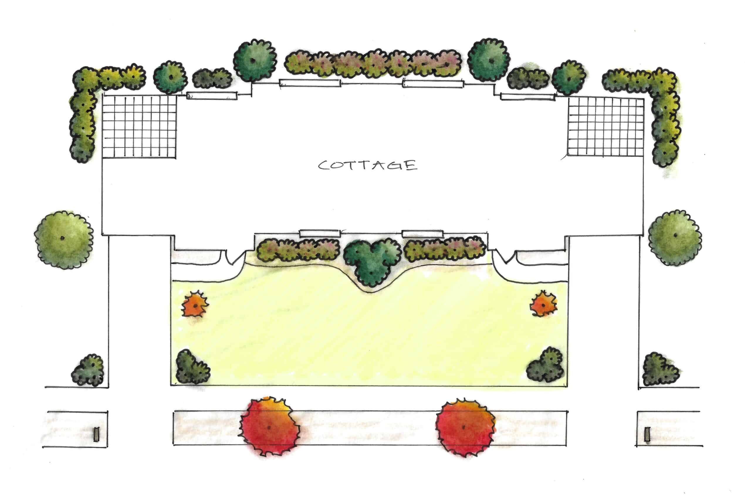 Landscape Design Sketch